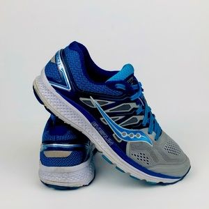 Saucony Omni 16 Grey Blue Women's Size 8.5 Running Shoe S10370-1